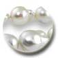 collier de perles baroques d'australie