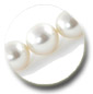Collier de perles d'australie blanches