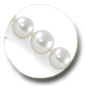 Collier de perles d'australie blanches