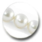 collier de perles d'australie blanches