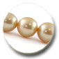 collier de perles d'australie dorees