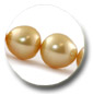 collier de perles d'australie dorees