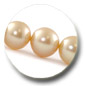 collier de perles d'australie dorees