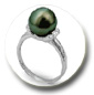 Bague perle de tahiti