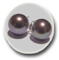 Boucles d'oreilles perles noires