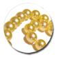 Collier ed perles dor&eacute;es