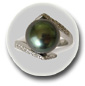 Bague avec perle de Tahiti