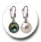 boucles d'oreilles tahiti et australienne dormeuses