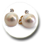 boucles d'oreille perles d'akoya et diamants