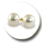 boucles d'oreille perles d'australie