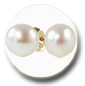 paire de boucles d'oreille de perles de culture d'eau douce