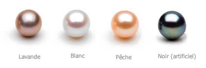Perles d'eau douce  Dimensions, coloris et classements des perles