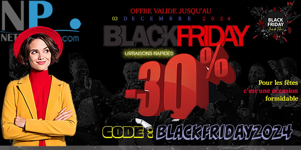 Black Friday 2024 -30 sur le catalogue livraisons rapides