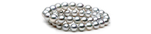 Collier de perles blanches d'australie - perles lumineuses, authentiques perles d'huitres - fermes perlieres - grand chic