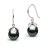 Boucles d'oreilles en or 18 carats perles de Tahiti Goutte 10-11 mm AAA