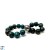 Bracelet de perle de Tahiti et Pierres semi-precieuses naturelles Chrysocolle