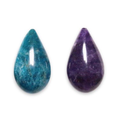 Perle de pierres sémi-précieuse, améthyste, ite, Bijoux